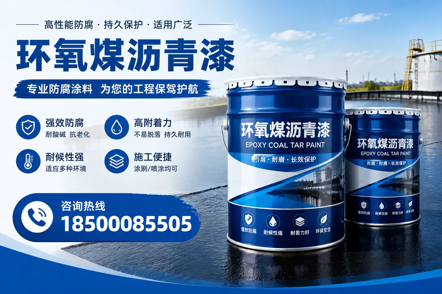 环氧煤沥青漆与其他漆类的比较，双河用户的选择依据