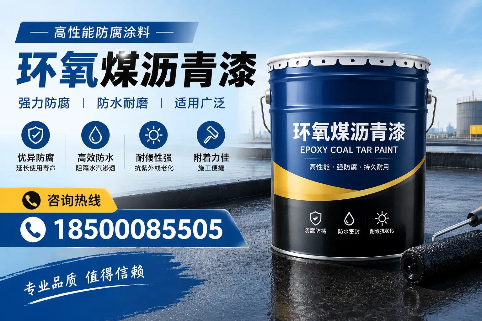 环氧煤沥青漆的主要成分与功能，双河用户深度了解