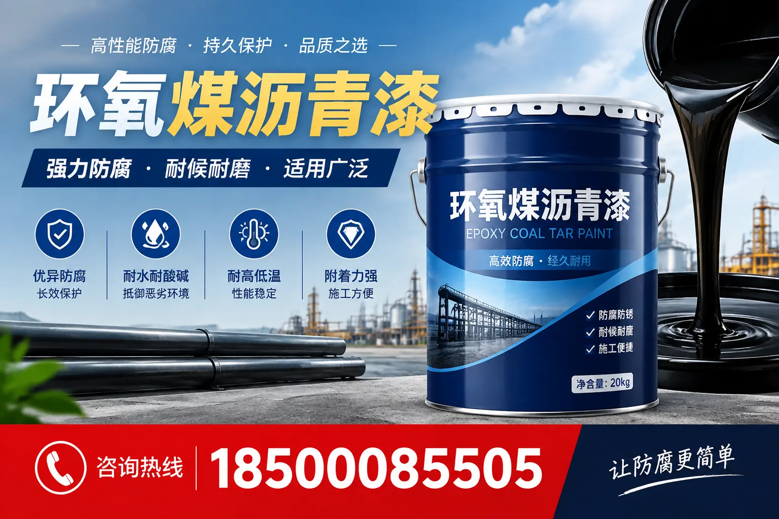 环氧煤沥青漆在不同气候条件下的表现分析，双河适用性